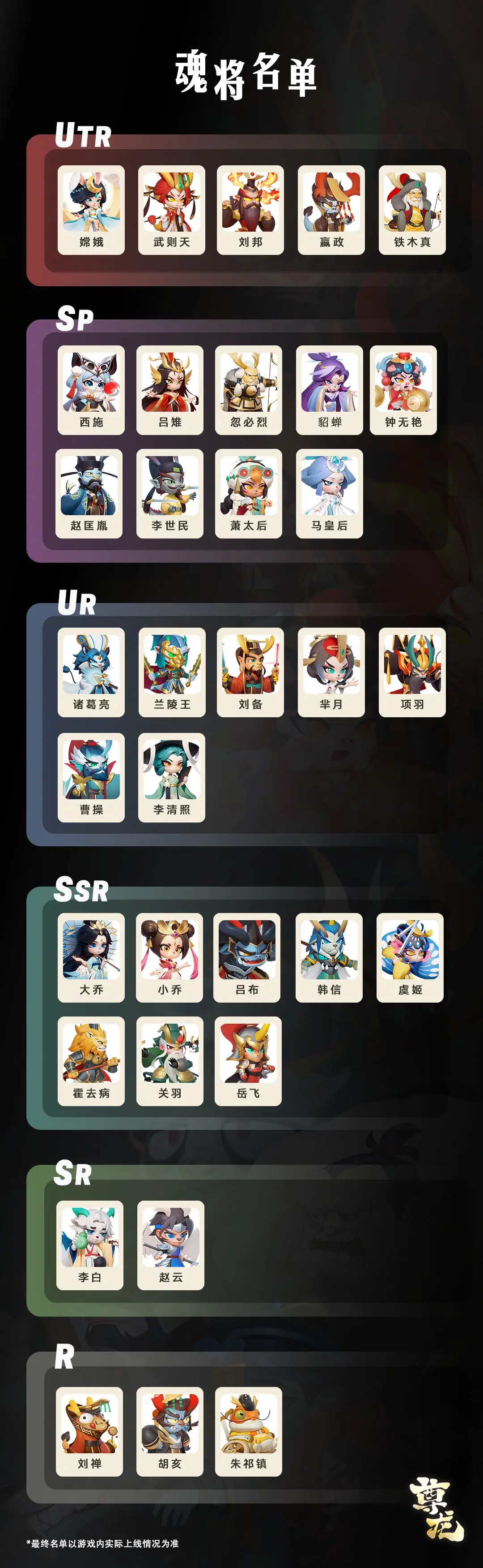 《卧龙》魂将有哪些 魂将名单介绍