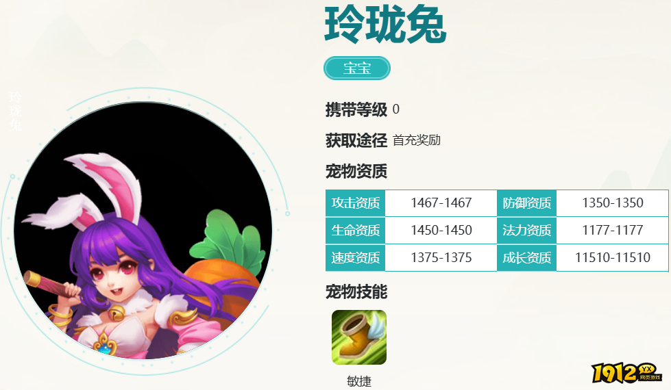 逍遥情缘玲珑兔技能是什么 逍遥情缘玲珑兔技能介绍