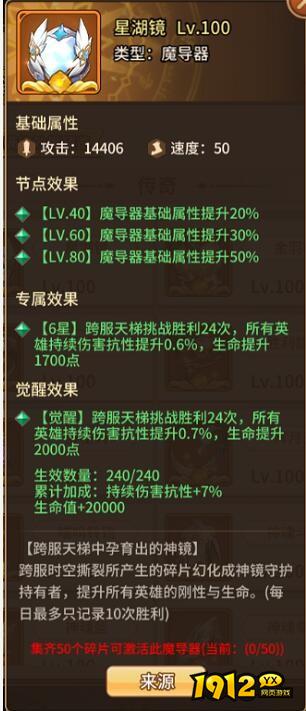 闪烁之光星湖镜怎么样 闪烁之光星湖镜属性介绍