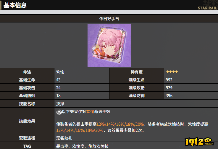 崩坏:星穹铁道今日好手气光锥基本信息是什么 崩坏:星穹铁道今日好手气光锥基本信息一览