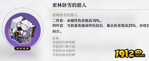 崩坏：星穹铁道密林卧雪的猎人套装有哪些 崩坏：星穹铁道密林卧雪的猎人介绍