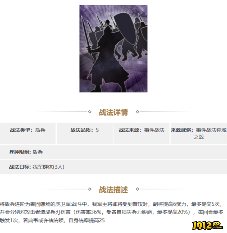 三国志·战略版兵种库虎卫军怎么样 三国志·战略版兵种库虎卫军介绍