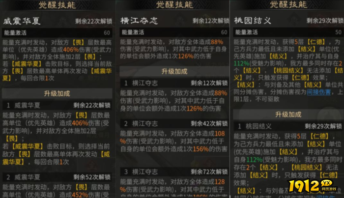 三国：天下归心残血斩杀队伍觉醒技能是什么 三国：天下归心残血斩杀队伍觉醒优先级推荐